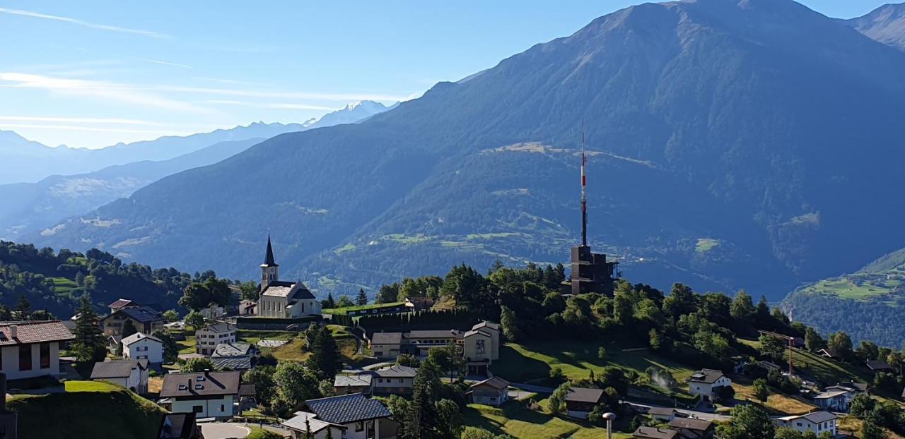 Hotel Rhoneblick Guttet-Feschel Exterior foto