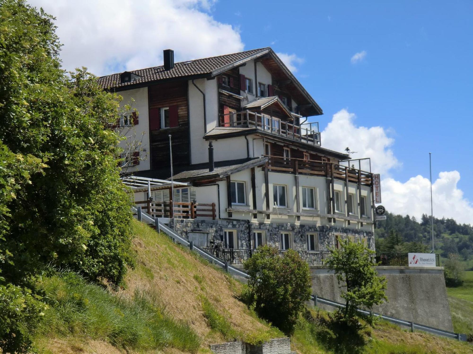 Hotel Rhoneblick Guttet-Feschel Exterior foto
